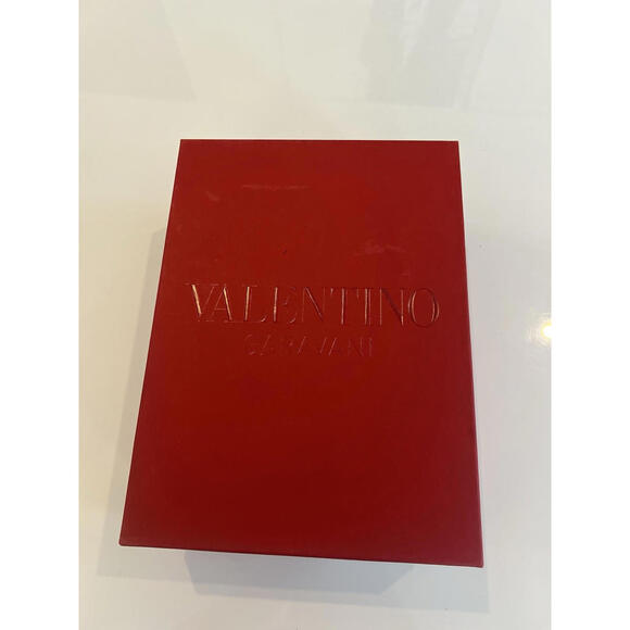 $1150 VALENTINO Garavani Platinum Rockstud Open Toe Plexi Heel Sandals Size 42 - Picture 10 of 16